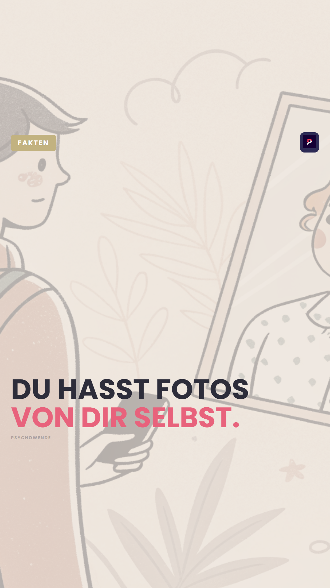 Warum du Fotos von dir hasst